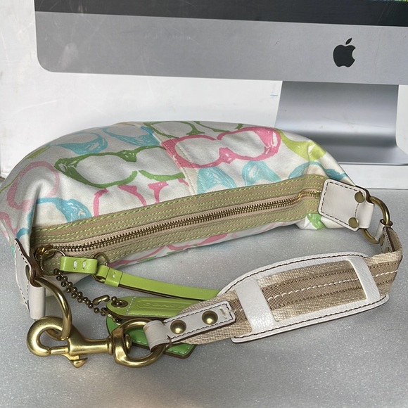 Coach Multicolor C Signature Shoulder Handbag - Picture 10 of 16